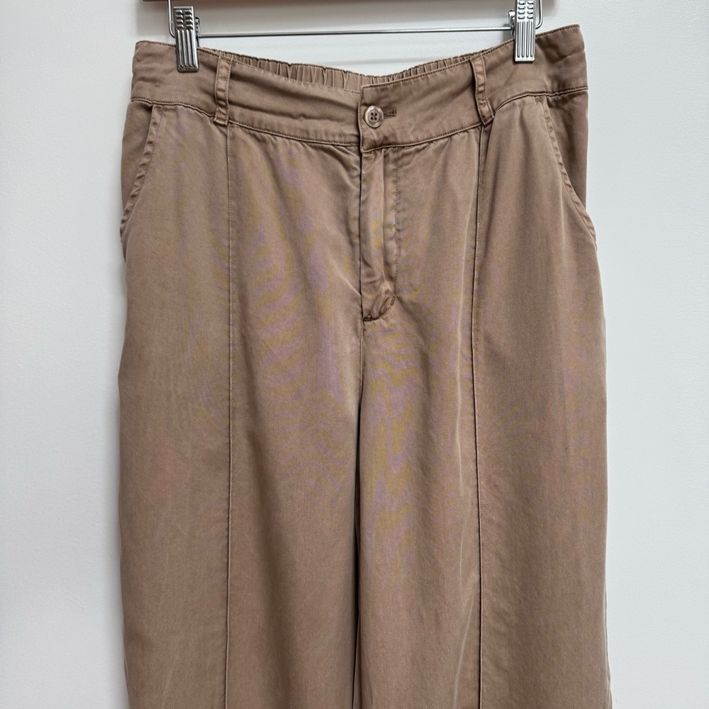 Young Fabulous & Broke 100% Tencel Wide Leg Pants Large - Picture 3 of 13